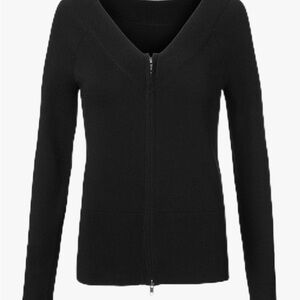 CAbi Switch 2-way zip cardigan. Large. NWOT